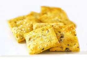 crackers pistache orange