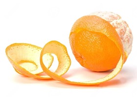 écorce de mandarine