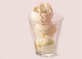 crème glacée à la coco et au citron vert