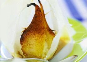 papillotes de poire au mascarpone