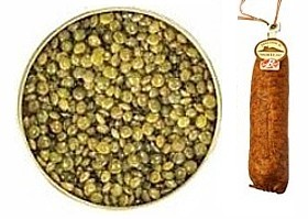 potage aux lentilles vertes du Puy, saucisse de Morteau